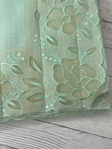 Soft kota silk saree with applique work MS85432