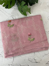 Silky kota embroidery saree MSK4333