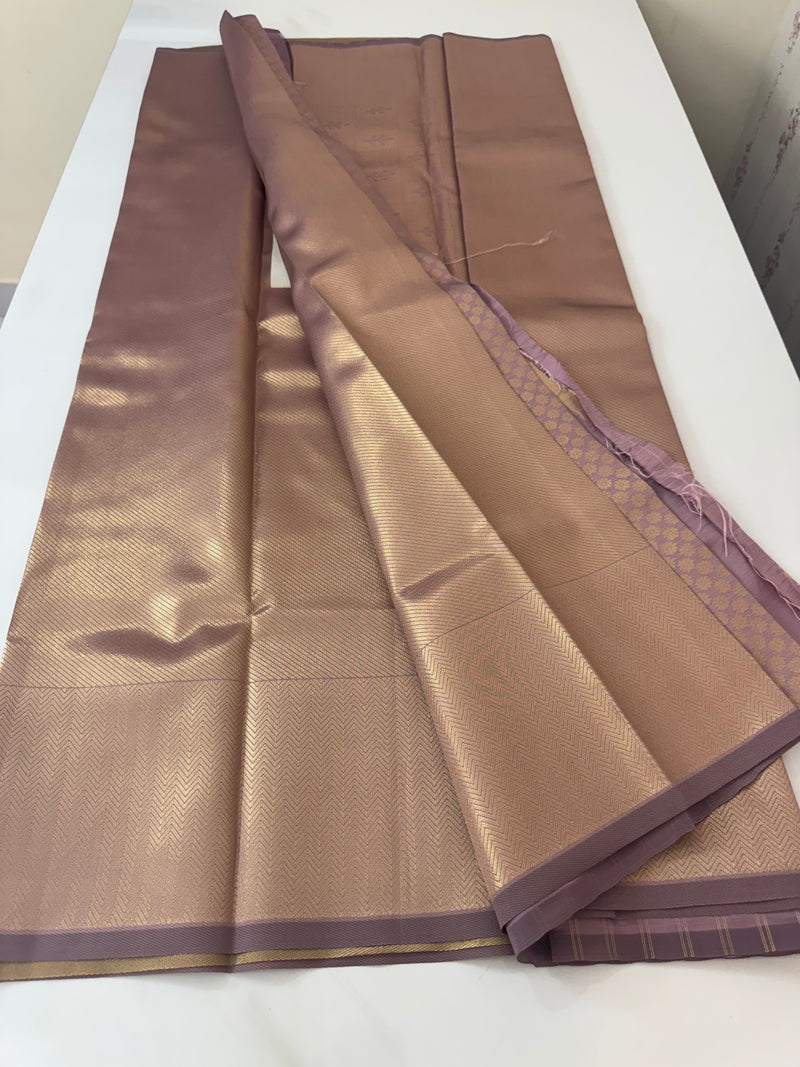 Pastel brocade semi silk sarees MS67443