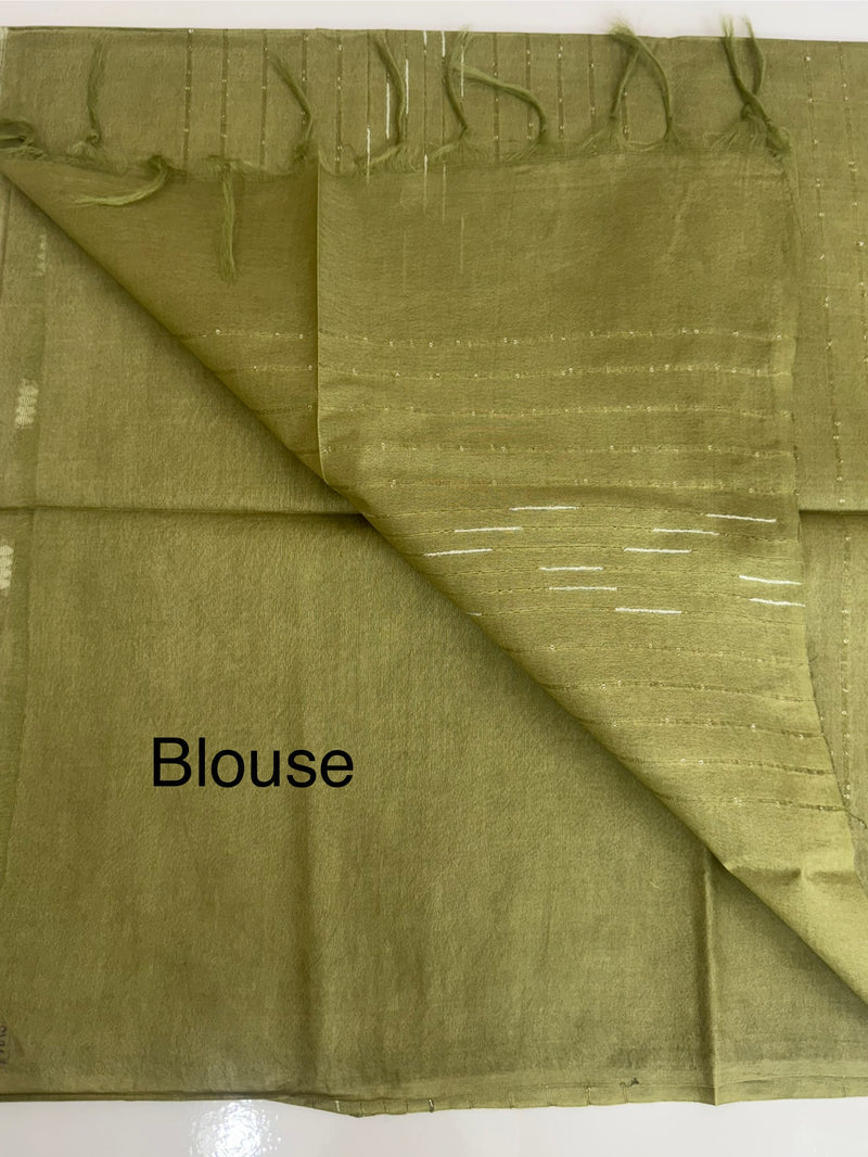Semi tussar saree MS871