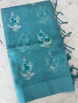 Tissue silk saree with embroidery MSH240
