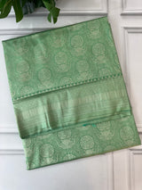 Premium Pastel soft silk Saree - MKP982 MintGreen