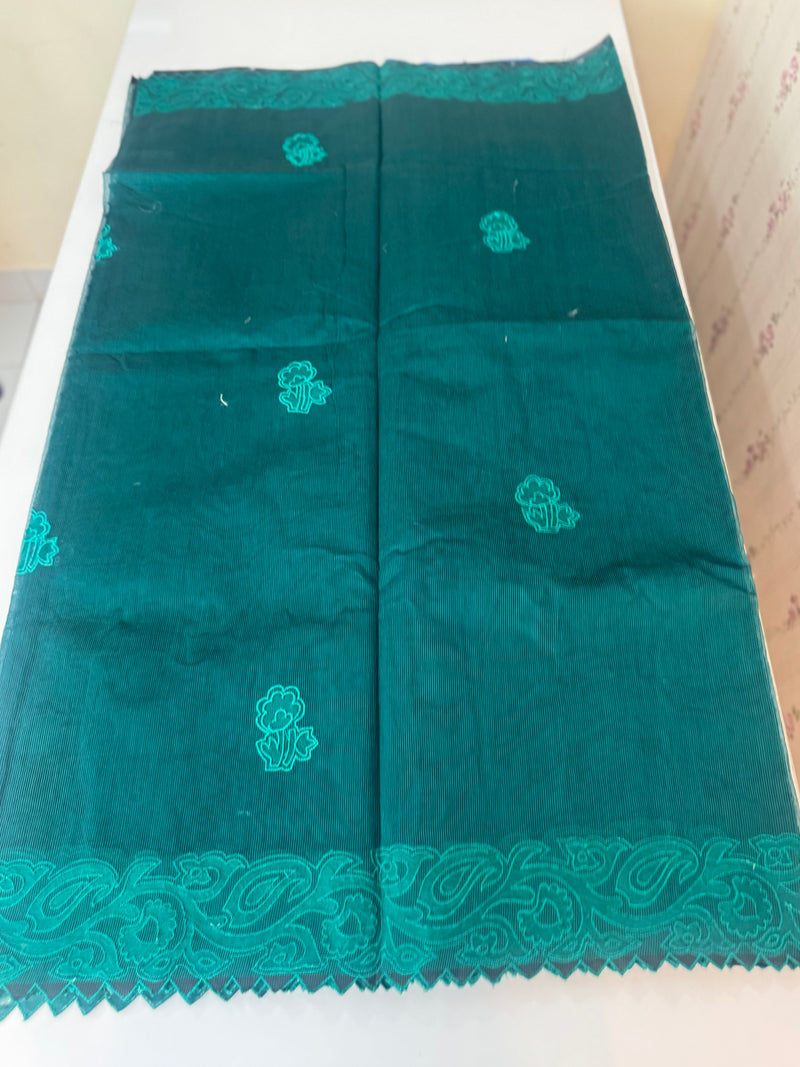 Kota Supernet saree with applique work MSH102