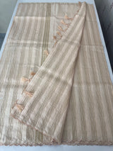 Fancy Chanderi silk saree with blouse MFC218 PalePeach