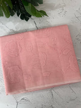 NetKota Applique work saree  MSH198- PeachPink