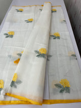 Soft Netkota saree with embroidery MSH283