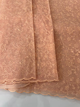 NetKota thread work saree MSH106 - Pastel Peach