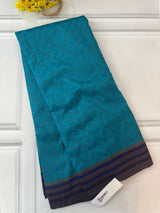 Soft chiffon Georgette saree - SMGRSR CobaltBlue to DarkBlue