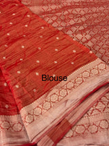 Banarasi crush georgette saree- MS1341