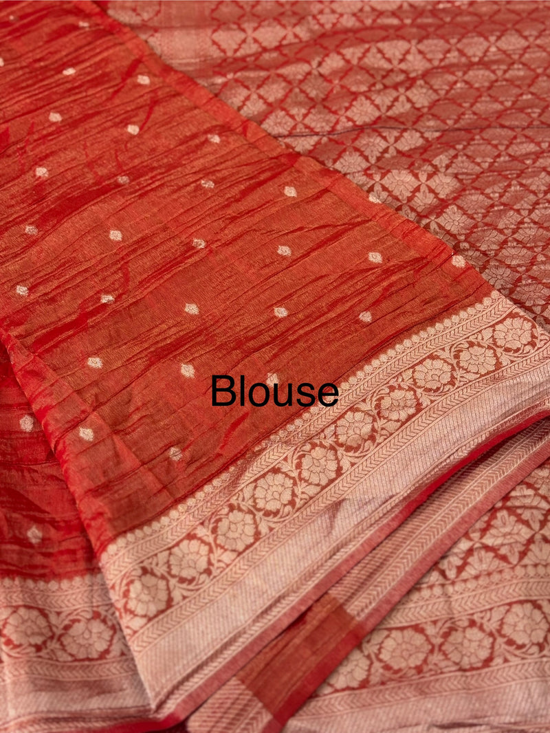 Banarasi crush georgette saree- MS1341