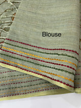 Cotton silk Saree with kanta work  MSJ7666(5)