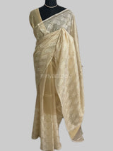 Embroidered Tissue silk saree MTSS63