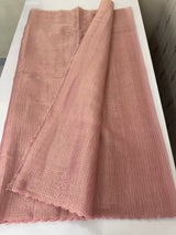 Tissue Silk applique work saree MSH120 PastelPink
