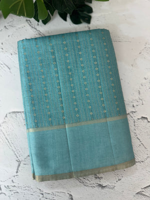 Semi silk saree with zari weaving  MSG6161 LightBlue
