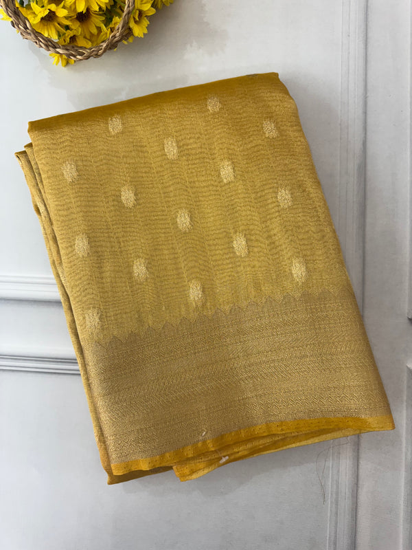 Banarasi crush tissue saree MS11290