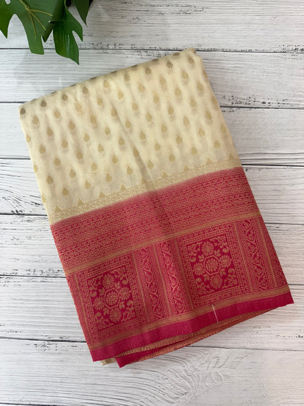 Semi banarasi Georgette saree - MSB8976