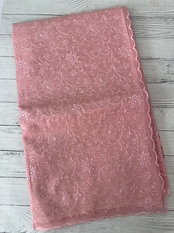NetKota thread work saree MSH106 - Pink