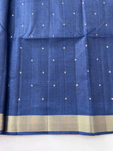 Tussar mix Semi silk saree with small buttas MSS8930