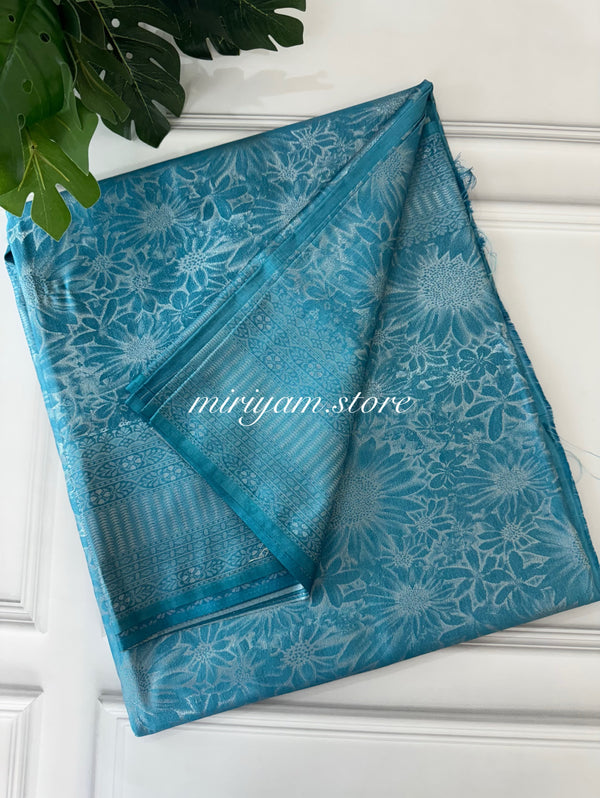 Premium Pastel soft silk Saree - MKP958 DarkDustyBlue