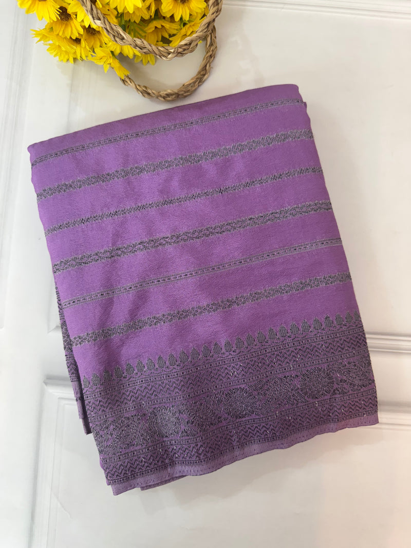 Soft Chinnon Georgette Saree SMGRER
