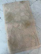 Viscose organza saree with thread work - MSH925 PastelMauve