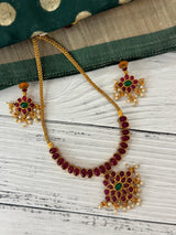 Antique matte Necklace Set