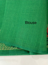 Netkota embriodery saree MS1456 BrightGreen