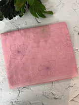 Mul chanderi saree with embroidery - MS1427 Pink