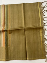 Multi color Semi soft silk saree with borders MSS590