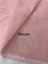 Kota Moonga checks Applique work saree  MSH278(3)