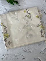 Mul chanderi embriodery saree MSH285