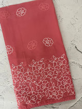 Georgette saree with embroidery work MSG456