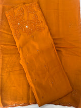 Unstitched Malai Chanderi Salwar Set - MUS103