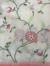 Soft Netkota saree with cross stitch embroidery MSH210