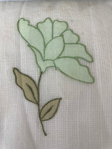 Kota silk cotton saree with applique work MS81789