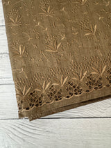 Cutwork Blended Jute - tussar saree MTS9079