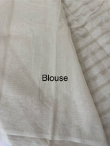 Mul chanderi saree with zari buttas-  MSH245