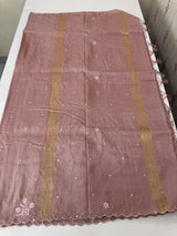 Fancy Chanderi silk saree with blouse MFC213