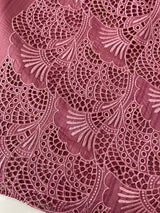 Cutwork Semi tussar saree MTSS657 BerryPink
