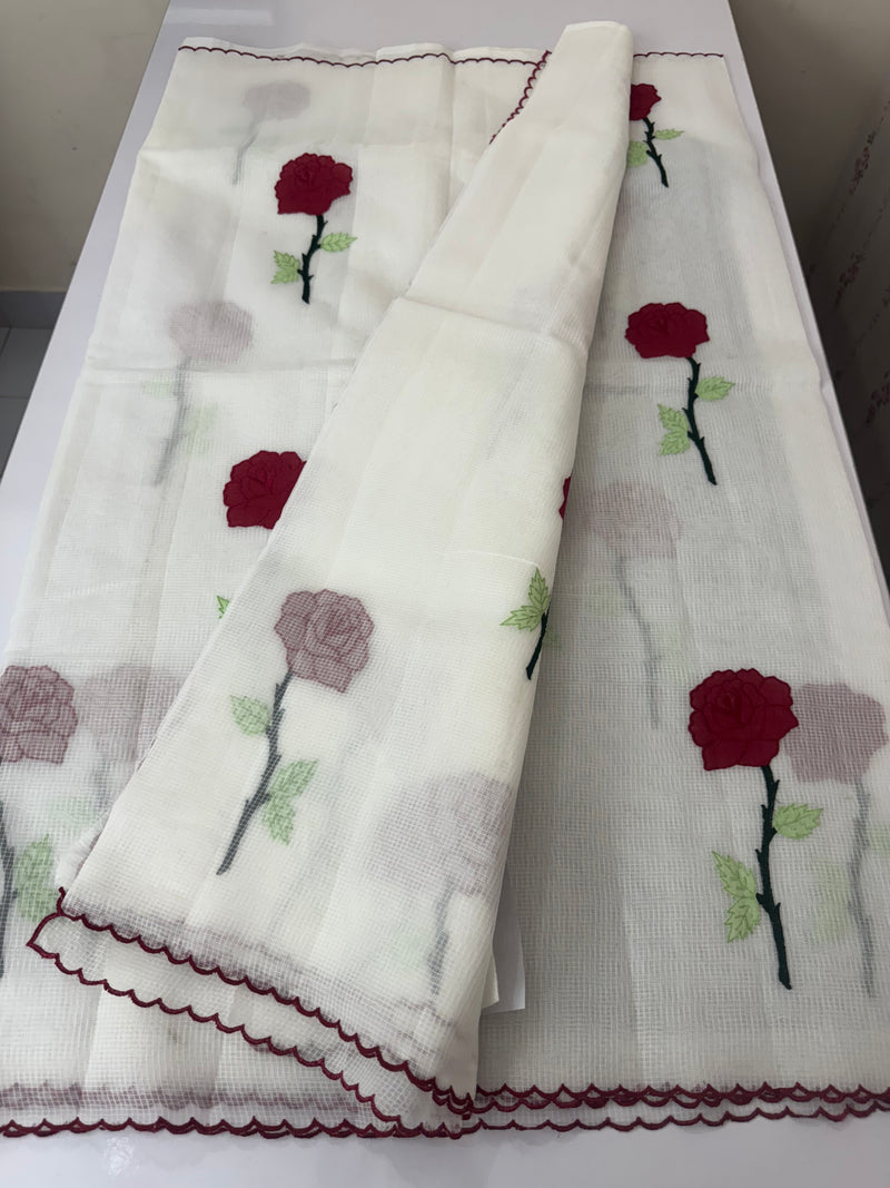 NetKota saree with Applique work MSH130