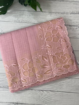 Soft kota silk saree with applique work MS85432
