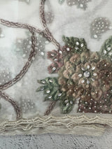 Handworked chiffon Organza saree MCS4534