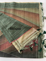 Semi soft tussar saree with Kanta work MSK654