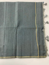 Tussar mix Semi silk saree with small zari weaving MSS8925
