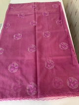 Semi Organza saree with embroidery - MSH375