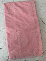 Mul chanderi saree with applique borders MSH112 - Pink