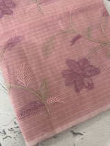 Netkota embriodery saree MS1496 Pink