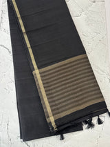 Tussar mix Semi silk saree with small zari borders MSS8924