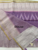 Digital printed semi Linen Saree MLS615- 34