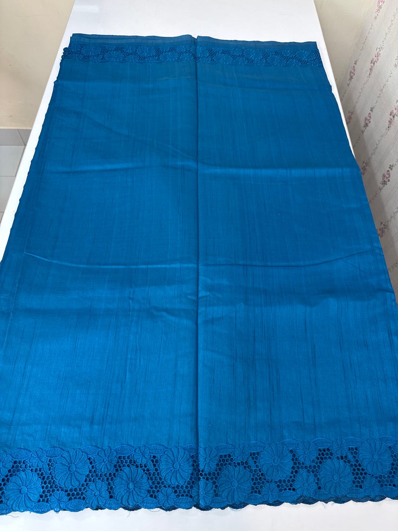 Cutwork Semi tussar saree MTSS845